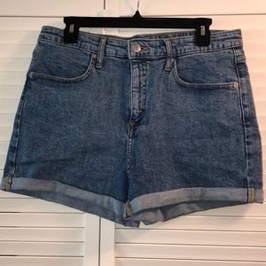 High Rise Jean Shorts